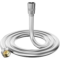 Tubo Flessibile Per Doccia 60cm - Raccordi In Ottone Cromato 1/2", Ideale Per Sanitari E Collegamenti - Foto 8