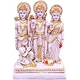 Buji Craft shri ram darbar laxman Hanuman sita rama parivaram ramaparivaram showpiece Figurine Idol murti mandir Pooja Outdoor Garden Statue Living Room SMN30