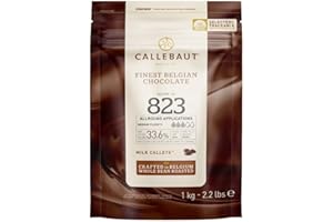 CALLEBAUT Receptura nr 823 - Czekolada mleczna, kalety, 33,6% kakao, 1 kg - 1 opakowanie