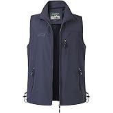 Yukirtiq Men Fishing Vest Photography Outdoor Quick Dry Vest Breathable Casual Vest with Multiple Pocket for Camping Hiking