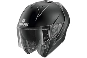 Shark, Casco Modular de Moto, EVO ES Negro Mate