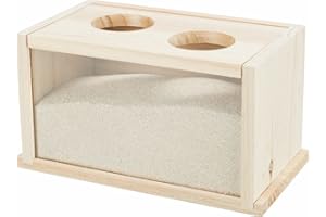 Trixie - Bain de Sable en Bois pour rongeurs - TR-63004