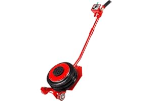 CCLIFE Cric Pneumatique 3 T, Cric de Levage Rapide Pneumatique Plage 150mm-400mm, Cric Gonflable Capacité 6600 LBS 8-12bar pour Réparation Voitures et SUV Atelier Garage