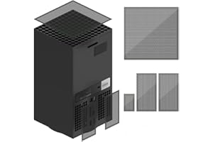 GENERIC Cubierta a Prueba de Polvo la Consola para Xbox Series X, Accesorios del Kit de Cubierta de Filtro de Polvo Compatible con el Controlador para Xbox Series X (A Set of Dust-Proof Nets)