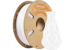 ERYONE PETG Filament 1.75mm, Imprimante 3D Filament PETG 1KG,+/-0.03mm, Blanc
