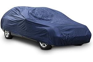 ‎NAVARIS Navaris Auto Vollgarage Abdeckplane M - 432 x 165 x 120cm - Autogarage staubdicht wasserabweisend - Autoplane Garage Abdeckung - für Winter Sommer