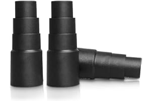 JC.UPIN 3 Pcs Universal Vacuum Adapter,Vacuum Clearner Adapter for Power Tools,Sander Dust Extraction Hose Adaptor for Makita Random Orbital Sander, Jigsaw, Circular Saw Reducer (26.5mm,32.5mm,34.5mm,40.5mm)