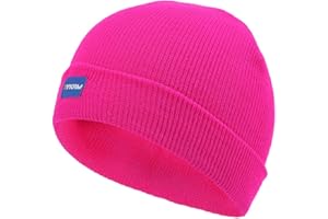 AYKRM 9 kolorów Hi Visibility Czapka Beanie Hi-Vis dzianinowa czapka zimowa