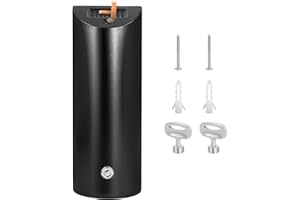 GEKUFA Posacenere da Parete in Foglia Zincata - Posacenere da Esterno Antiruggine e Facile da Pulire - Ideale per Giardino, Ufficio, Ristorante, Hotel, Bar