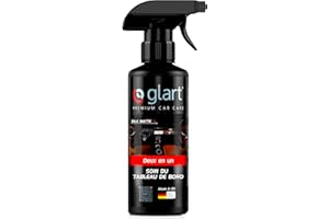 Glart 45CP Soin Tableau de Bord 500 ml – Finition Satinée pour Plastique, Vinyle et Cuir – Antistatique, Protection UV, Sans Odeur – Sans Résidus – Entretien Intérieur Auto, Fabriqué en Allemagne