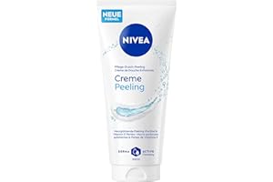 ‎NIVEA NIVEA Pflege-Dusche Creme Peeling (200 ml), pflegendes Körperpeeling mit feinen Peelingpartikeln und Vitamin E, Body Scrub für ein geglättetes und seidiges Hautgefühl