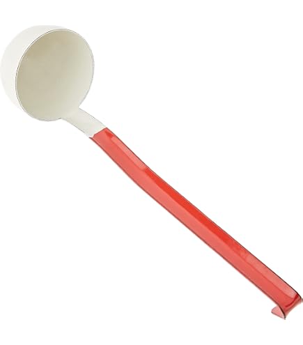 IBILI CACILLO Blanc – 9 Cm, Weißer Schöpflöffel Aus Stahl, Made In Spain, Klassisches Küchenutensil