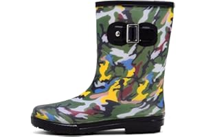 YUHITYGZGS Gummistiefel Herren Halbhoch, Weitschaft Regenstiefel Anti-Rutsch Stiefel, Wasserdicht Arbeitsstiefel Atmungsaktiv Gummischuhe Sicherheitsstiefel im Freien