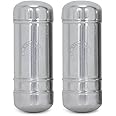 HOPE KART Chuna Dani Dabi Tobacco Chunauti Khaini Lime Dibbi for Men Metal Box Katha Container Stainless Steel, Pack of 2 (Round)