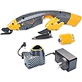 Loboo Idea Electric Power Scissors, Multi-Cutter Electric Shears, Works for Fabric, Cardboard, Leather, etc. Up to 50 Minutes Continuous Cutting Power per Charge