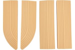 HEEPDD 4 szt. Rampa Progowa, Uniwersalna Zamiatarka Próg Drzwi Schody Próg dla Wózków Inwalidzkich Gumowy Próg dla Wózków Inwalidzkich Bezpłatny montaż Gumowy Próg Drzwi dla Wózków