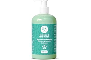 PET WIZ Super odświeżający szampon dla zwierząt z kwiatem kiwi | Oczyszcza, odżywia, dezodoryzuje i chroni skórę, z sodą oczyszczoną, ekstraktem z rumianku i witaminą B5, 500 ML