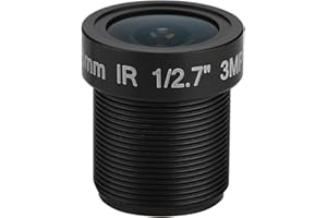 Zerone Lente de CCTV de 2,8 mm para Cámara de Seguridad - Reemplazo Infrarrojo Focal Mount M12 IR para 1/2, 1/2.5, 1/3, CCD o Sensor CMOS