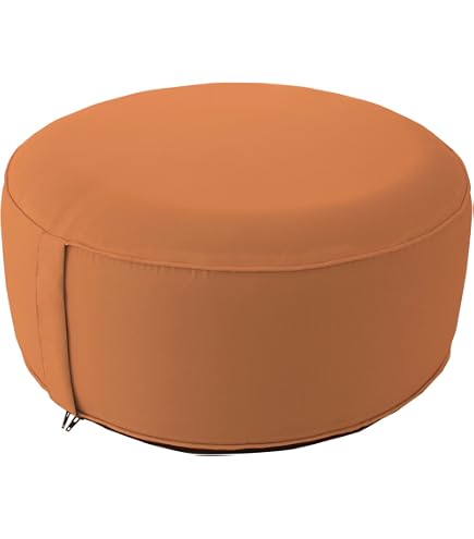 Pouf Elyflair In Plastica Riciclata, Diametro 55 Cm, Impermeabile, Per Interni Ed Esterni, Effetto Maglia