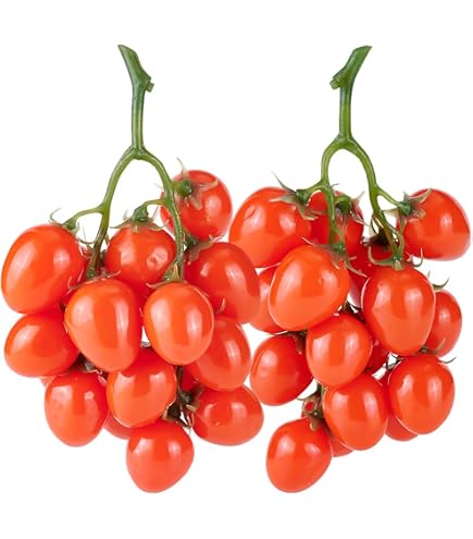 Rukauf Lot De 16 Tomates Cerises Artificielles Rouges – Faux Légumes Décoratifs Réalistes Pour Cuisine, Épicerie & Déco De Table