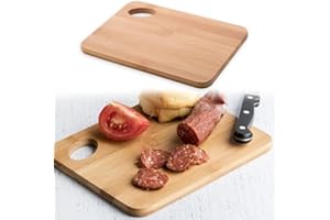 ANTEVIA MATÉRIAUX ANTEVIA, drewniana prostokątna deska do krojenia 15 x 20 x 1 cm. Ponad 10 modeli. Akcesoria kuchenne (naturalne słoje)