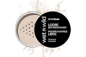 Wet n Wild Photo Focus Loose Setting Powder, Poudre de Fixation Soyeuse et Légère pour Fixer, Matifier, Absorber l'huile et Cuire, Effet Flou Doux, Translucent, 20g