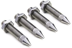 ‎PRECISIONGEEK PrecisionGeek - Kolce Głośnikowe M6 x 24mm L- 35mm, Stal Nierdzewna (4 sztuki)