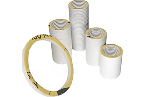 KKM SEALS Oring Guarnizione Set - O ring Guarnizioni Idrauliche – Rondelle Gomma in Fibra Aramidica - Set di Anelli di Tenuta - Guarnizioni Piatte Giallo - 25 pezzi (39x30x2 mm)