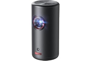 ‎NEBULA Projektor laserowy NEBULA Capsule 3 GTV, 300 lumenów ANSI, mini projektor Smart TV 1080p z Wi-Fi, mobilny do użytku na zewnątrz, Dolby Digital, projektor laserowy, autofokus, obraz 120 cali