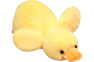 champracer Ente Kuscheltier, PlüSchtier Gans Spielzeug Einfache Dekoration Wurfkissen Stofftier, zum Spielen und Kuscheln, Geschenk für Kinder Mädchen (30 cm,Gelb)