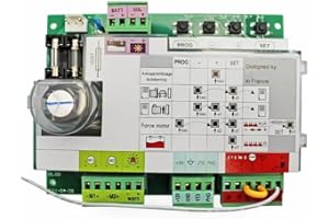 ALISONTECH DC12V - Tarjeta electrónica CA2B9TR para motorización, puerta batiente, ref. 114159/114153/114151/654103/664104