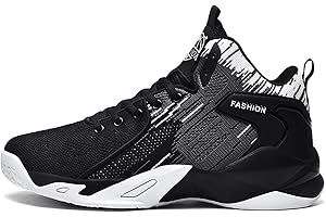 Fashion Modern WORLDLYDA Herren Mode High Top Basketball Schuhe Atmungsaktiv Casual Walk Athletic Basketball Sneakers für Damen und Herren