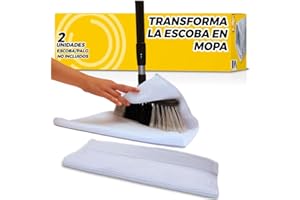 The inventions Emporium Funda Mopa para Escoba - Mopa - Mopas - Mopas para Limpieza Suelos - Recambio Mopa - Mopa para Parquet