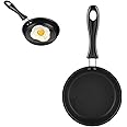 LIAMGUS Small Frying pan, Mini Frying Pan for One Egg, Non-Stick Frying Pan, Egg Frying pan, Mini Frying pan, Portable Camping Cooking Omelet Pan for Gas Stove Induction Hob (12cm)