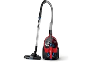 Philips Domestic Appliances FC9729/09 PowerPro Expert Aspirateur sans Sac - 900 W avec Filtre Anti-allergènes H13 et Brosse TriActive, Rouge