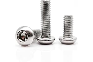 YHLOUBB 25PCS M3,12mm,Bullone a vite a testa esagonale esagonale esagonale in acciaio inox 304