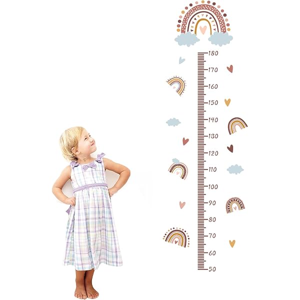 Sticker Mural Toise Enfant Fusée Et Planètes - Mesure 50 à 150 Cm | Autocollant PVC, Décoration Chambre
