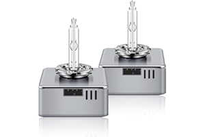 Erato D5S 6000K 25W Lampadine per fari allo xeno HID bianco diamante lampada a scarica abbaglianti e anabbaglianti 12V lampada di ricambio allo xeno impermeabile, confezione da 2