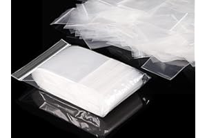 LONELY HIGH HEELS Sacchetti plastica richiudibili 200 pezzi Bustine trasparenti piccole 10 * 7cm Bustine chiusura ermetica piccoli polietilene con zip sacchetti plastica trasparente