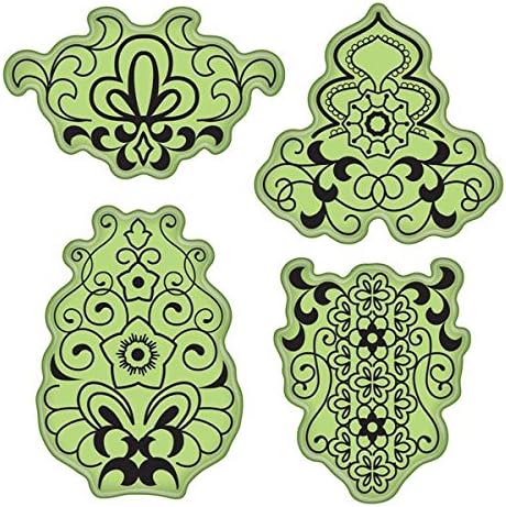 Stamping Gear 4 x 4-inch INKA Mehndi Cling Stamp