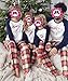 Produktbild Swallowuk Weihnachten Familie Pyjamas Langarm Druck Nachtwäsche Schlafanzug Sleepwear Sweater Set Familie Kleidung (80)