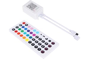 ALED LIGHT 44 Touches Télécommande IR et Blanc IR Contrôleur Blutooth Pour RGB LED Bande 5050 SMD Ruban Lumineuse