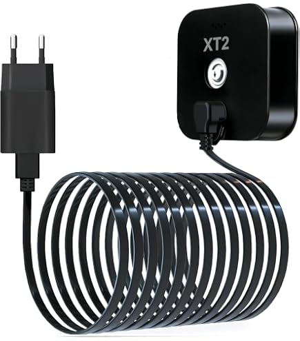 Cavo Di Alimentazione E Adattatore 10W Da 7,6m Per Ring Spotlight Cam Plus/Pro E Stick Up Cam – Ricarica Continua Senza Batterie