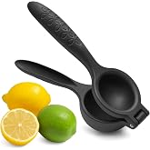 Kivela D&ouml;k&uuml;m Limon Sıkacağı Siyah Metal Narenciye Sıkacağı - Manuel Limon Mandalina ve Portakal Sıkacağı - Limon Presi B&uuml;y&uuml;k 
