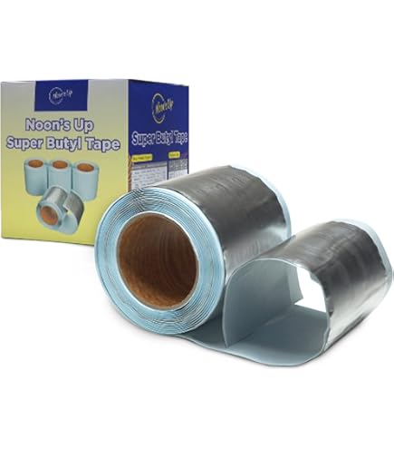 Ruban Adhésif Étanche Aluminium + Butyl - 5m X 50mm - Pour Réparations Et Étanchéité Maison