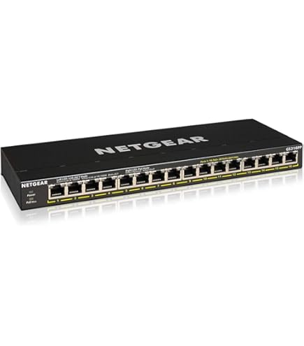 NETGEAR (GS108PP) Switch Ethernet PoE+ 8 Ports RJ45 Métal Gigabit