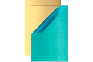 WINFOX 2 Pcs Brass Sheet,4" x 8",20 Gauge(0.8mm) Thickness, 99.9% Pure Brass Plate, for Engraving, Crafting, Jewelry