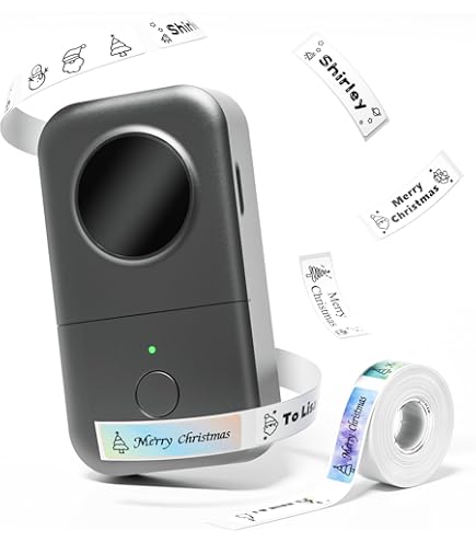 Giantree 3 Rolls Label Maker Tape, 12mm X 40mm Thermal