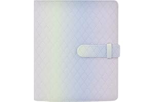 MUZIRI KINOKOO Album photo 256 pochettes - Compatible avec Fuji Instax Mini EVO/Mini 12/11/40/9/8/7+/25/90 - Film 3" - Polaroid Album photo dégradé violet