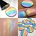 Rainbow Highlighter Blusher Eyeshadow Shimmer Powder Palette 3 In 1 Makeup Bronzer Contour Cosmetics